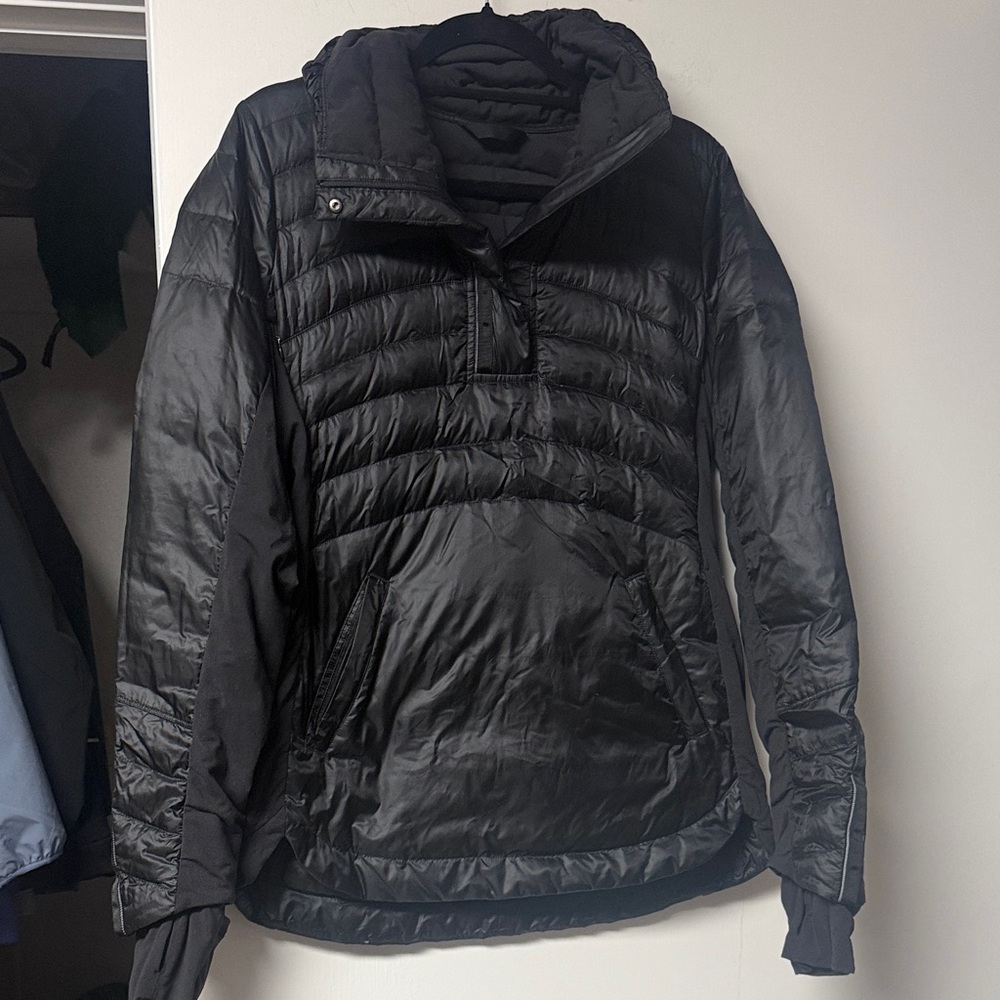 Black Quilted Puffer Jacket